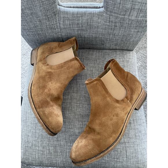 I.N.K. Shoes Made In Italy Men’s Suede Chelsea Boots/43/10US - Picture 1 of 14